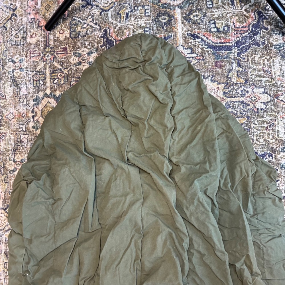 US Military Extreme Cold Weather Sleeping Bag Olive Drab Green Vintage Mummy Bag - Picture 11 of 16